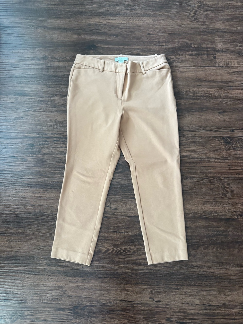 Liz Claiborne Women's Khaki Straight-Leg Chinos